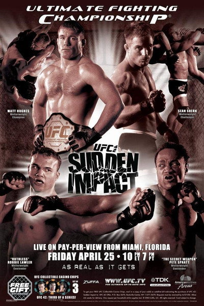Póster de UFC 42: Sudden Impact