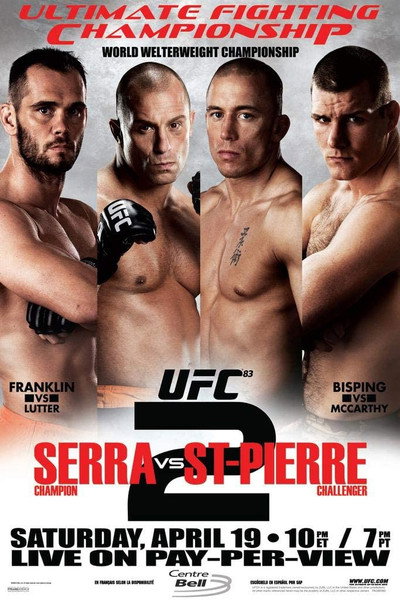 Póster de UFC 83: Serra vs. St. Pierre 2