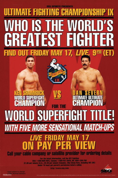 Póster de UFC 9: Motor City Madness