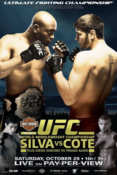 Póster de UFC 90: Silvia vs. Cote