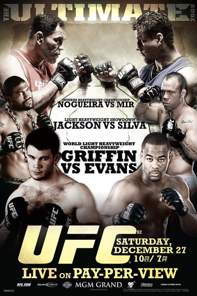 Póster de UFC 92: The Ultimate 2008