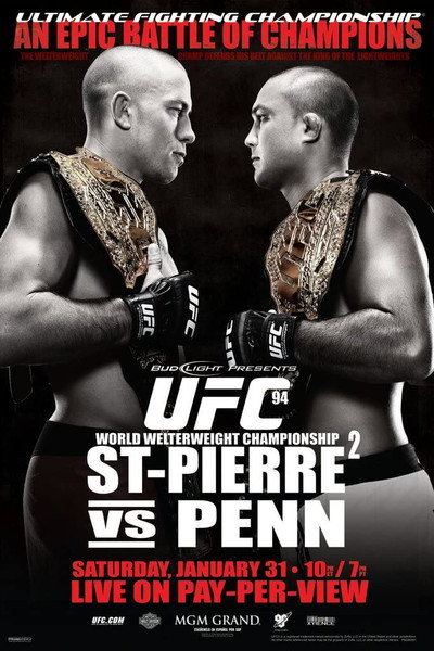 Póster de UFC 94: St-Pierre vs. Penn 2