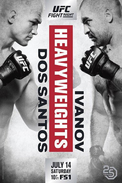 Póster de UFC Fight Night: dos Santos vs. Ivanov