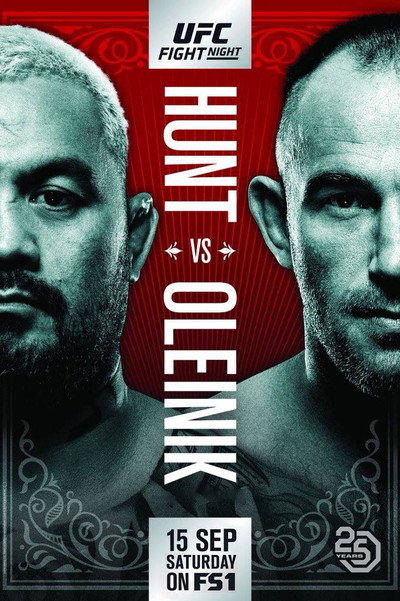 Póster de UFC Fight Night: Hunt vs. Oleinik