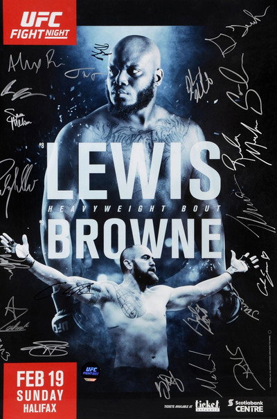 Póster de UFC Fight Night: Lewis vs. Browne