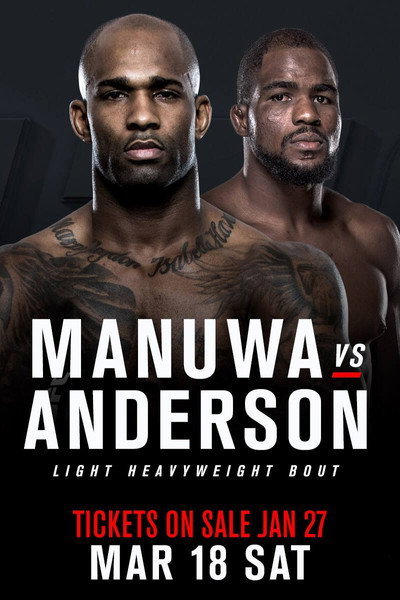 Póster de UFC Fight Night: Manuwa vs. Anderson