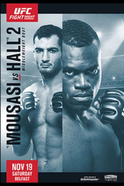 Póster de UFC Fight Night: Mousasi vs. Hall 2