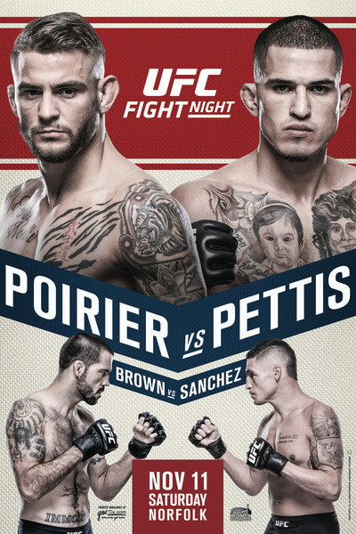 Póster de UFC Fight Night: Poirier vs. Pettis