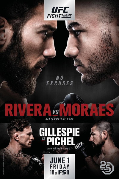 Póster de UFC Fight Night: Rivera vs. Moraes