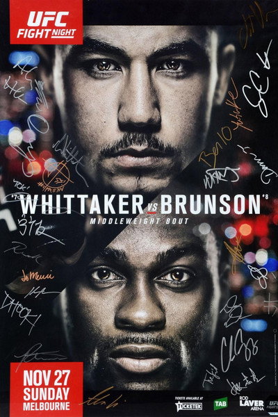 Póster de UFC Fight Night: Whittaker vs. Brunson