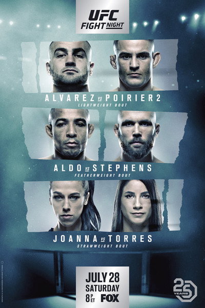 Póster de UFC on Fox: Alvarez vs. Poirier 2