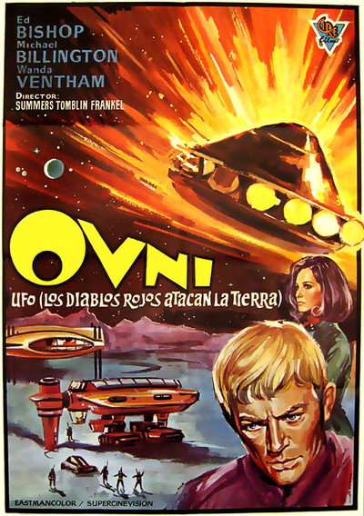 Póster de Ufo... Annientate Shado Uccidete Straker... Stop