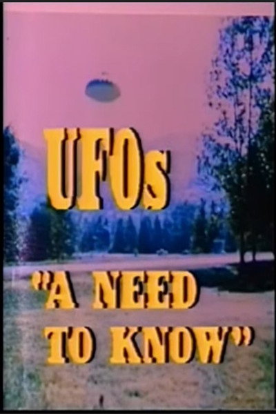 Póster de UFOs... A Need to Know
