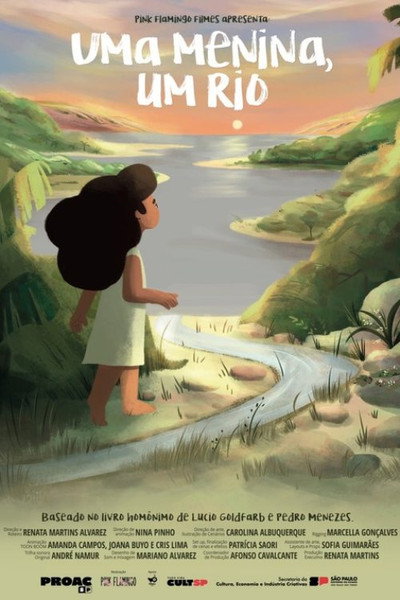 Póster de Uma menina, um rio