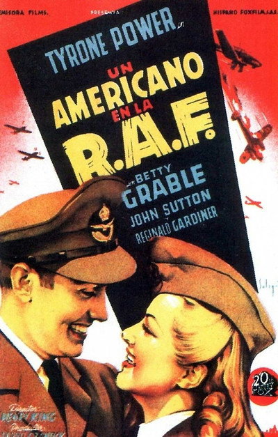 Póster de Un americano en la RAF