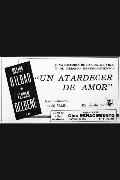 Póster de Un atardecer de amor