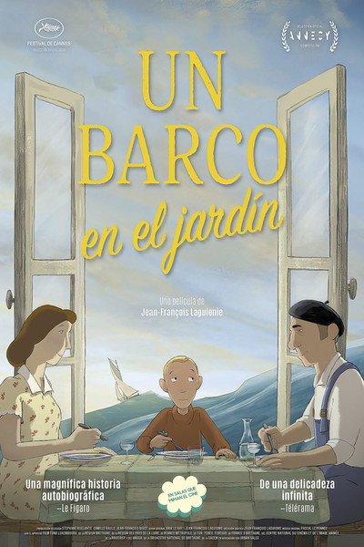 Póster de Un barco en el jardín
