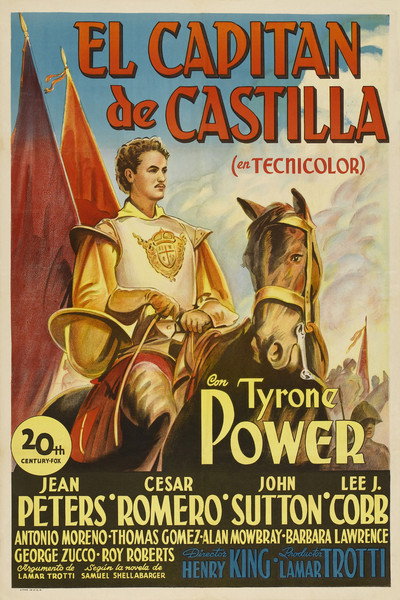 Póster de Un capitán de Castilla