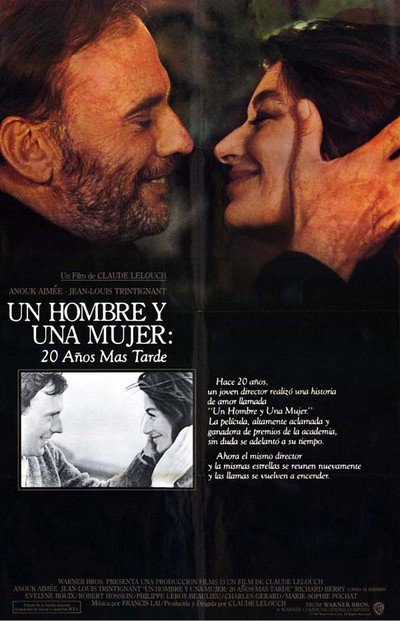 Póster de Un hombre y una mujer: 2ª parte