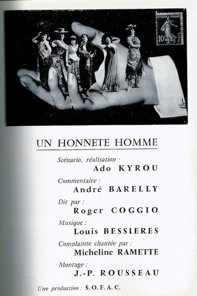 Póster de Un honnête homme