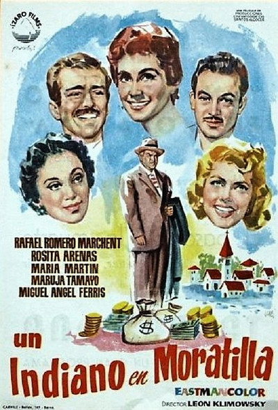 Póster de Un indiano en Moratilla