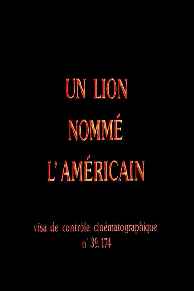 Póster de Un lion nommé l'américain