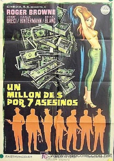 Póster de Un millón de dólares por 7 asesinos