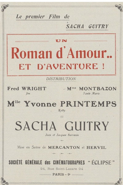Póster de Un roman d'amour et d'aventures