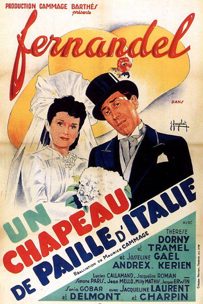 Póster de Un sombrero de paja de Italia