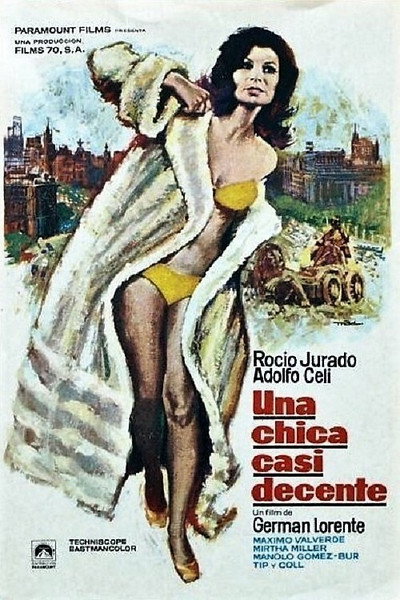 Póster de Una chica casi decente
