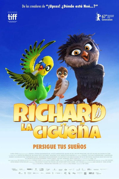Póster de Una cigüeña en apuros