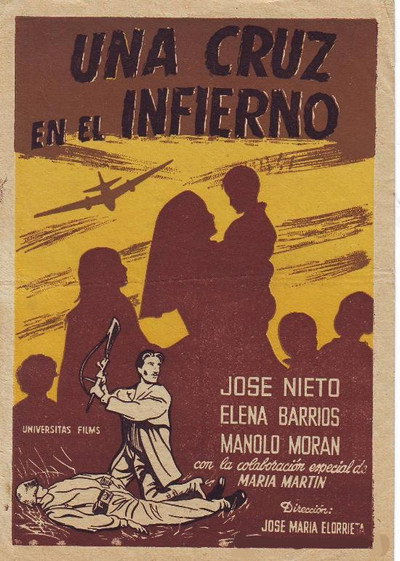 Póster de Una cruz en el infierno