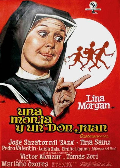 Póster de Una monja y un Don Juan