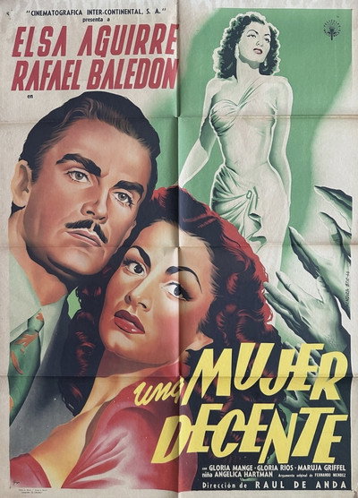 Póster de Una mujer decente