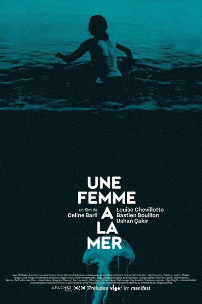 Póster de Una mujer en el mar