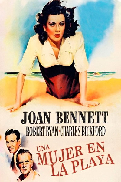 Póster de Una mujer en la playa