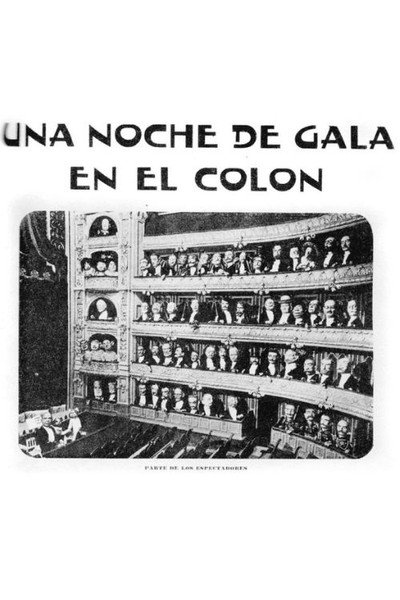 Póster de Una noche de gala en el Colón