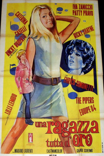 Póster de Una ragazza tutta d'oro