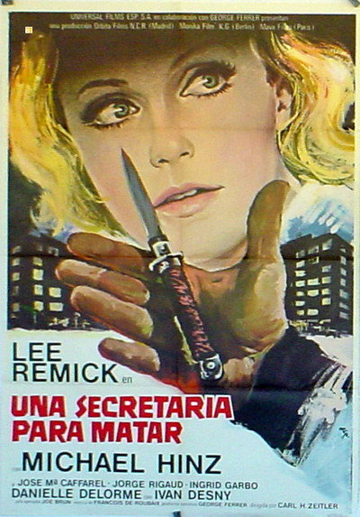 Póster de Una secretaria para matar