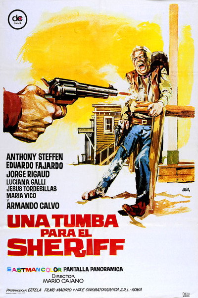 Póster de Una tumba para el Sheriff