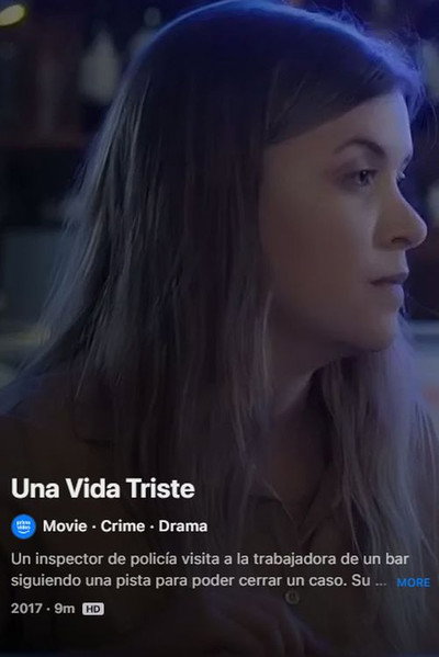 Póster de Una Vida Triste