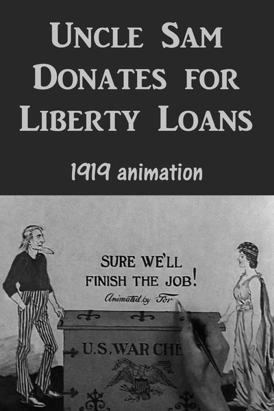 Póster de Uncle Sam Donates for Liberty Loans