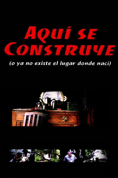 Póster de Under Construction (or, the Place I Was Born No Longer Exists)