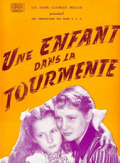 Póster de Une enfant dans la tourmente
