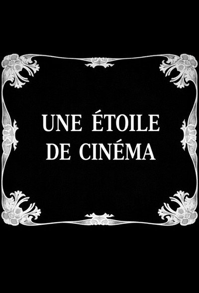 Póster de Une étoile de cinéma