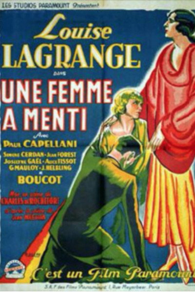 Póster de Une femme a menti