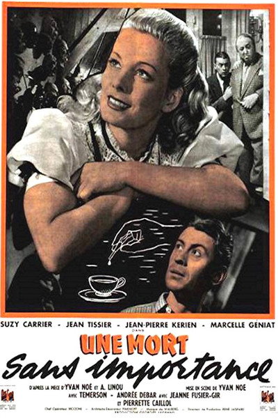 Póster de Une mort sans importance