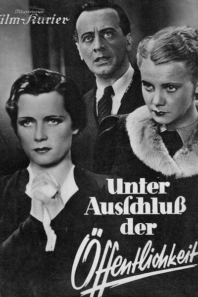 Póster de Unter Ausschluß der Öffentlichkeit