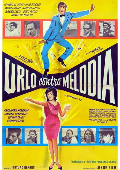 Póster de Urlo contro melodia nel Cantagiro '63