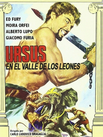 Póster de Ursus en el Valle de los Leones